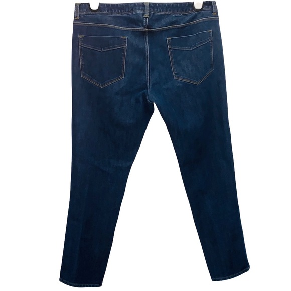 4/$24 Lands’ End‎ Stretchy Blue Denim Jeans - Picture 2 of 6